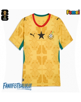 Ghana Echipament de Fotbal Replică Mondial 2026 Femei Deplasare